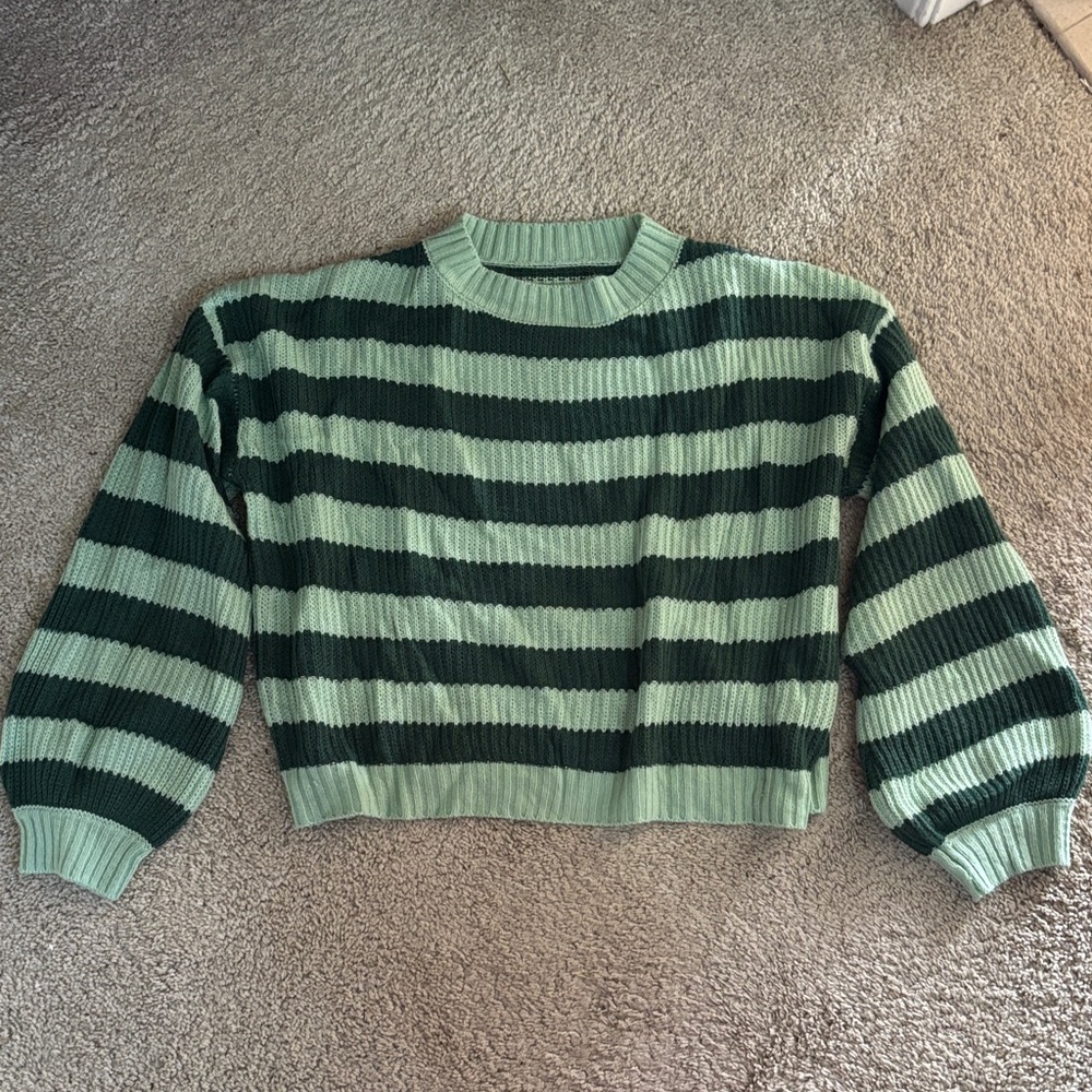Striped Green Sweater